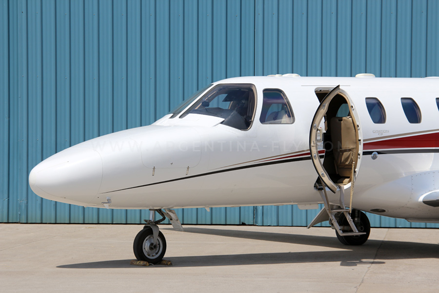 Citation CJ1 on the runway — Argentina Fly