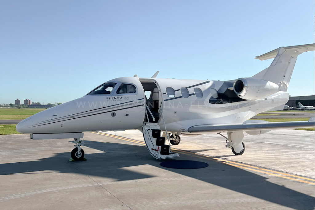 Phenom 100 — Montevideo empty leg