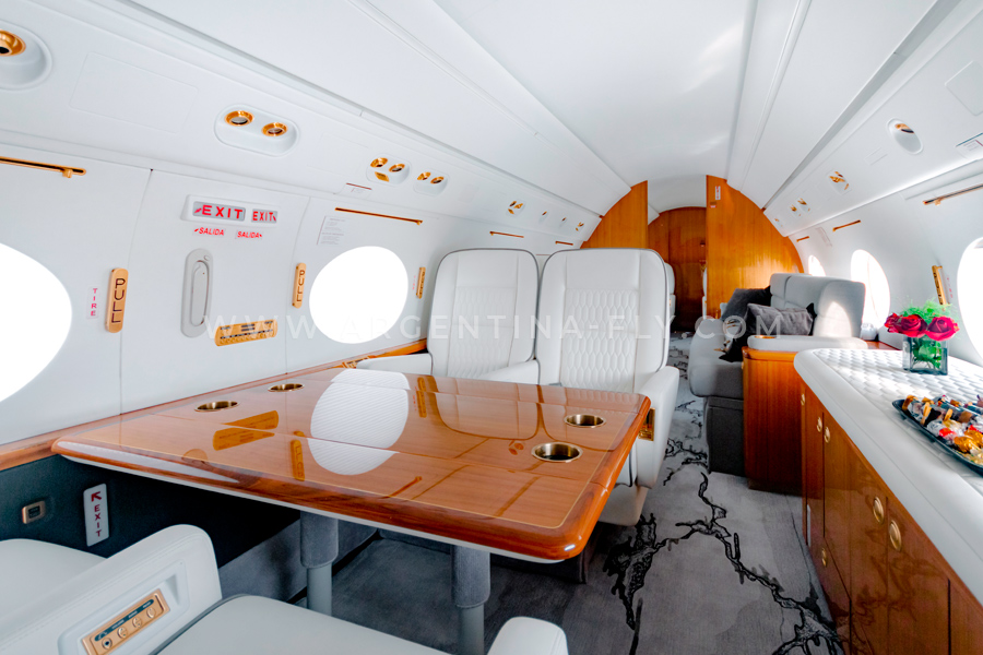 Gulfstream GV cabine intérieure — Argentina Fly